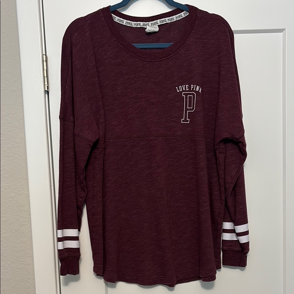 PINK Victoria's Secret Maroon Sweatshirt